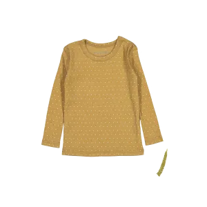 The Printed Long Sleeve Tee - Golden Dot