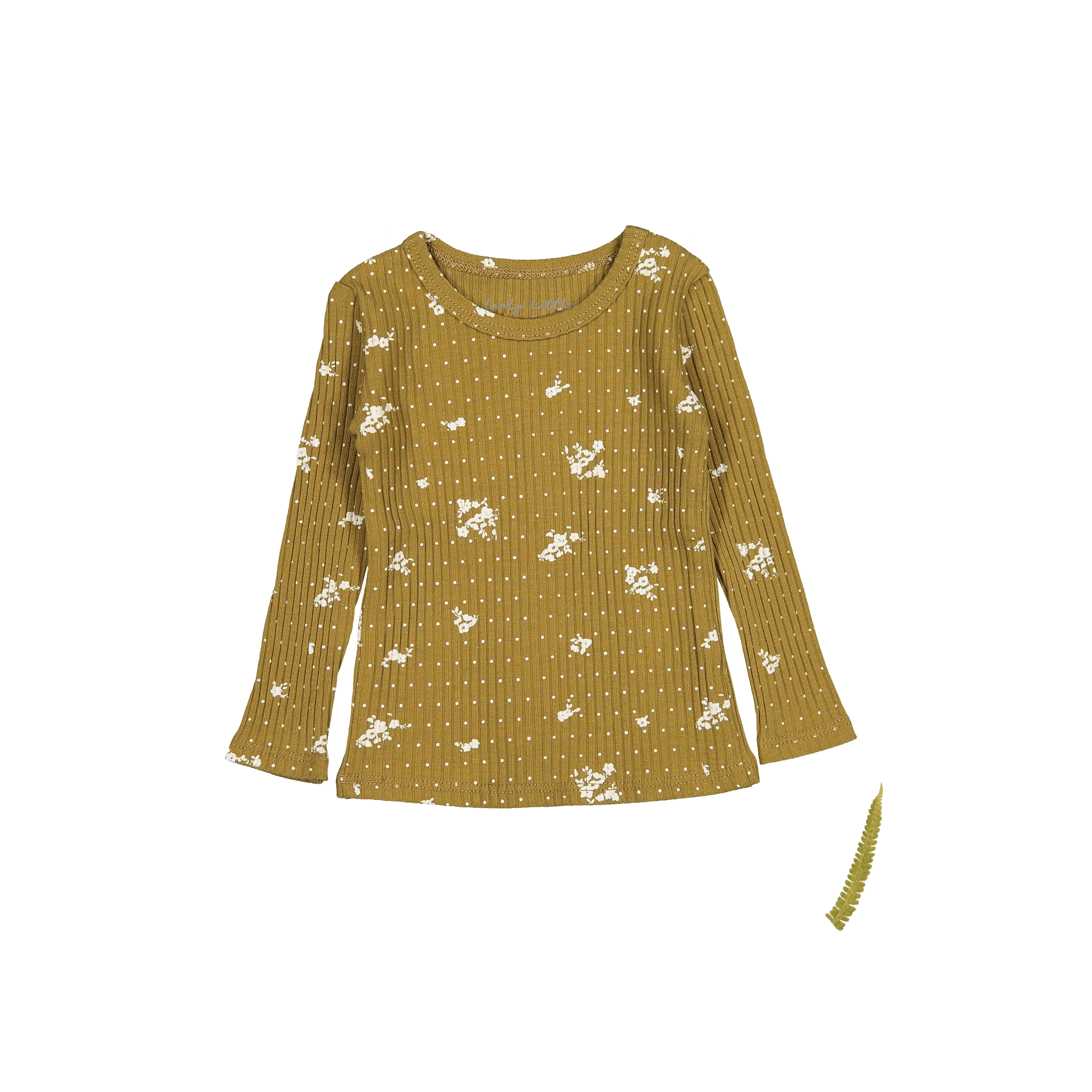 The Printed Long Sleeve Tee - Golden Floral