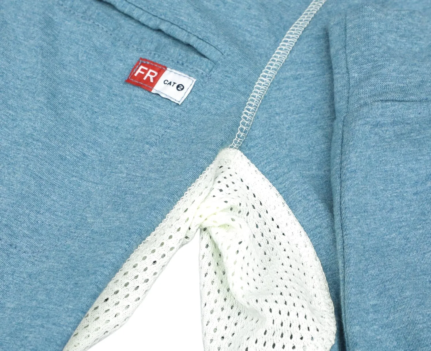 TICOMELA FR Shirts for Men 6oz Flame Retardant Mesh Breathable T-Shirt NFPA2112 Fire Retardant Henley Shirts