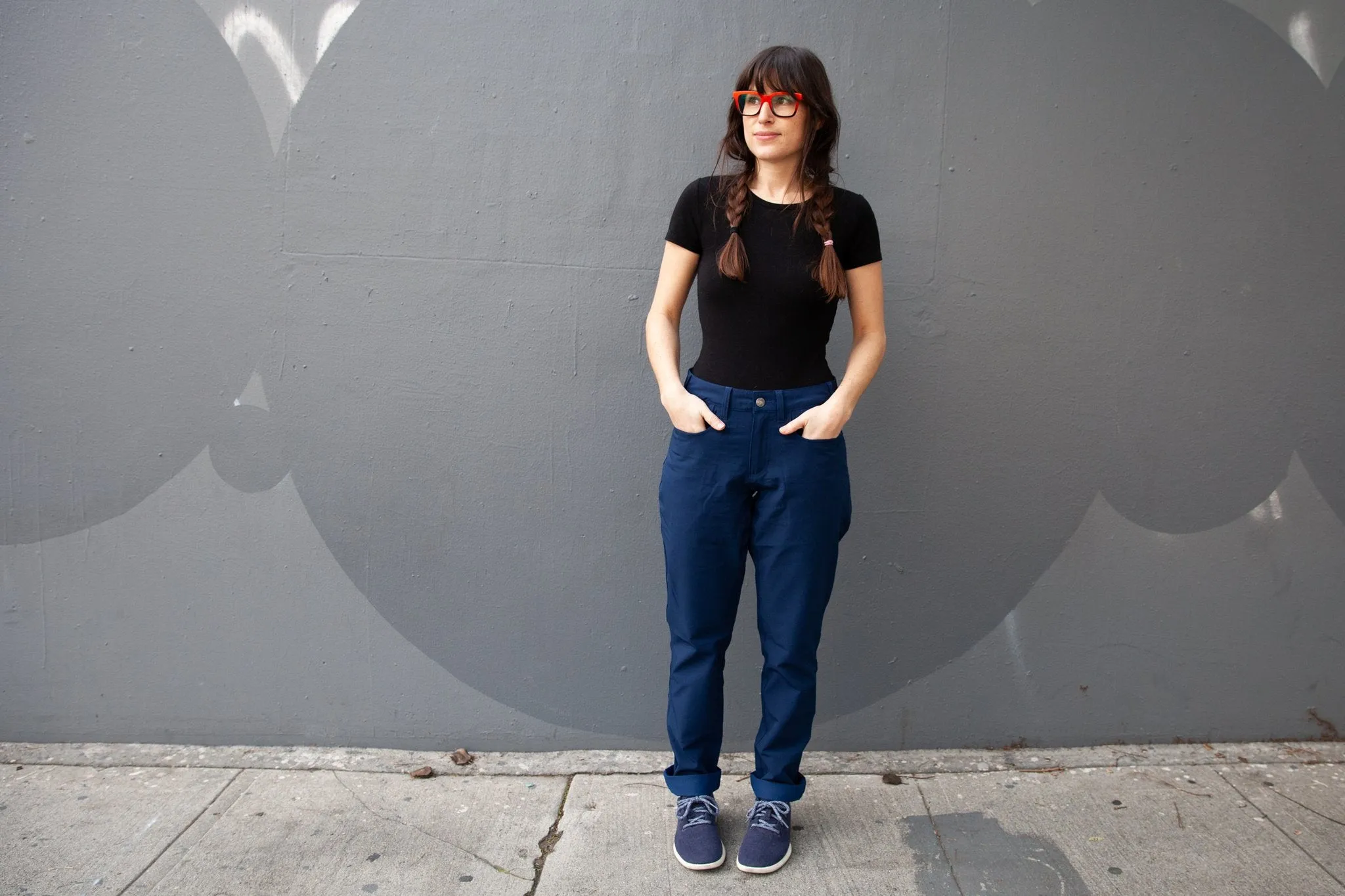 TRANSVERSE slim trouser