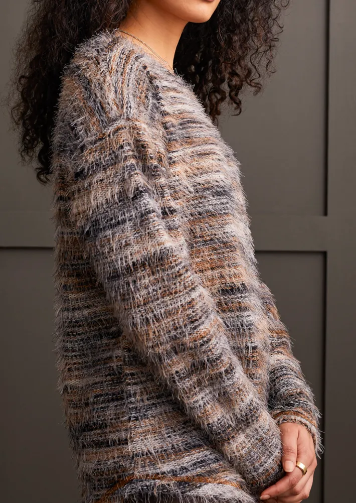 Tribal Soft Luxe Eyelash Sweater-50% OFF