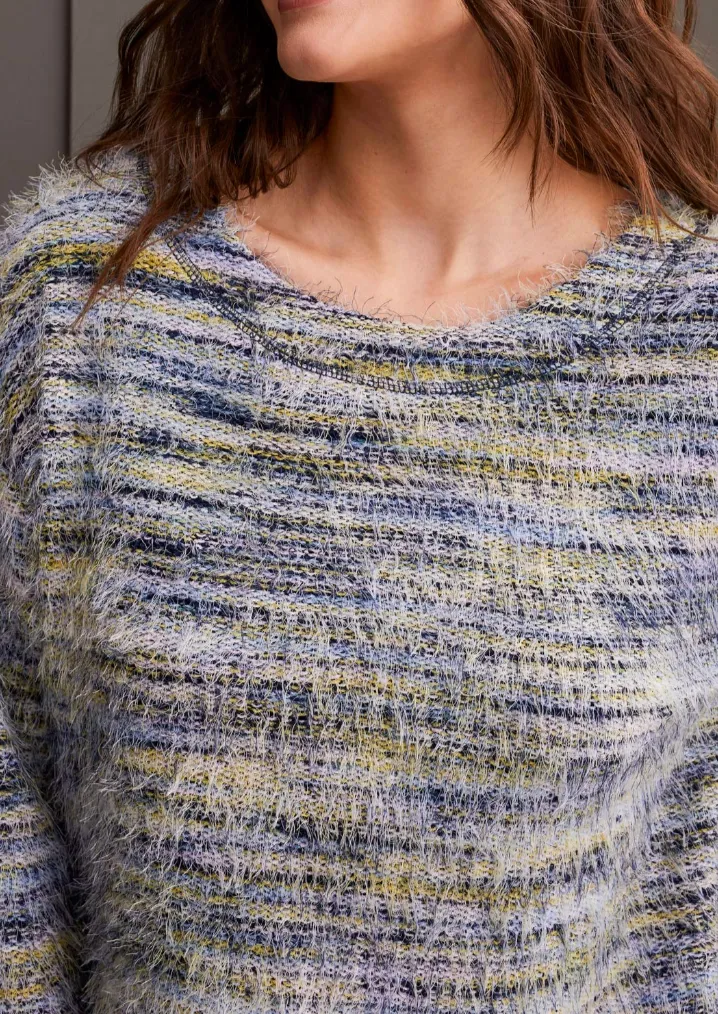 Tribal Soft Luxe Eyelash Sweater-50% OFF