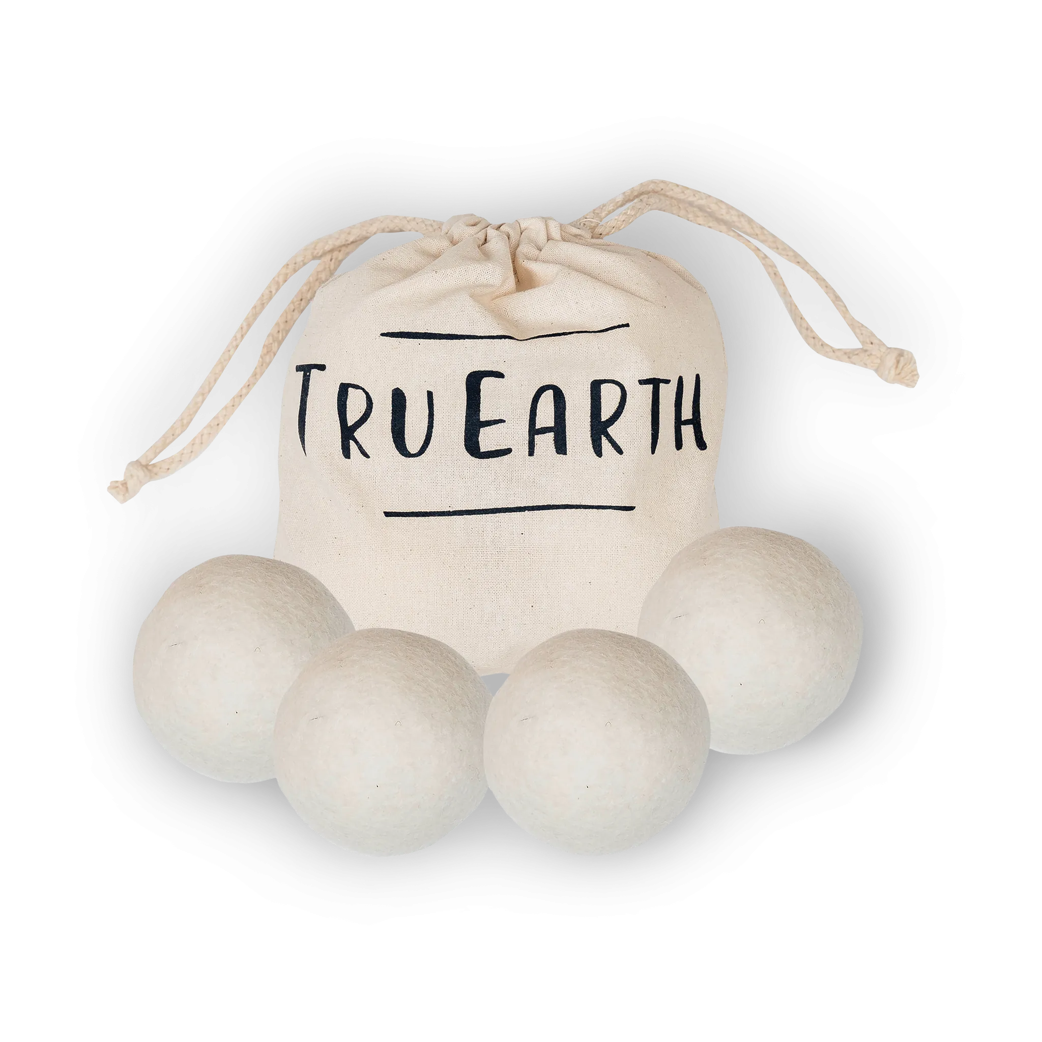 Tru Earth Reusable Wool Dryer Balls - 4 Pack