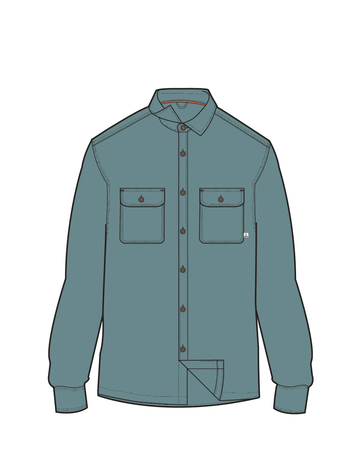 Vision Organic Cotton Shirt - Arctic
