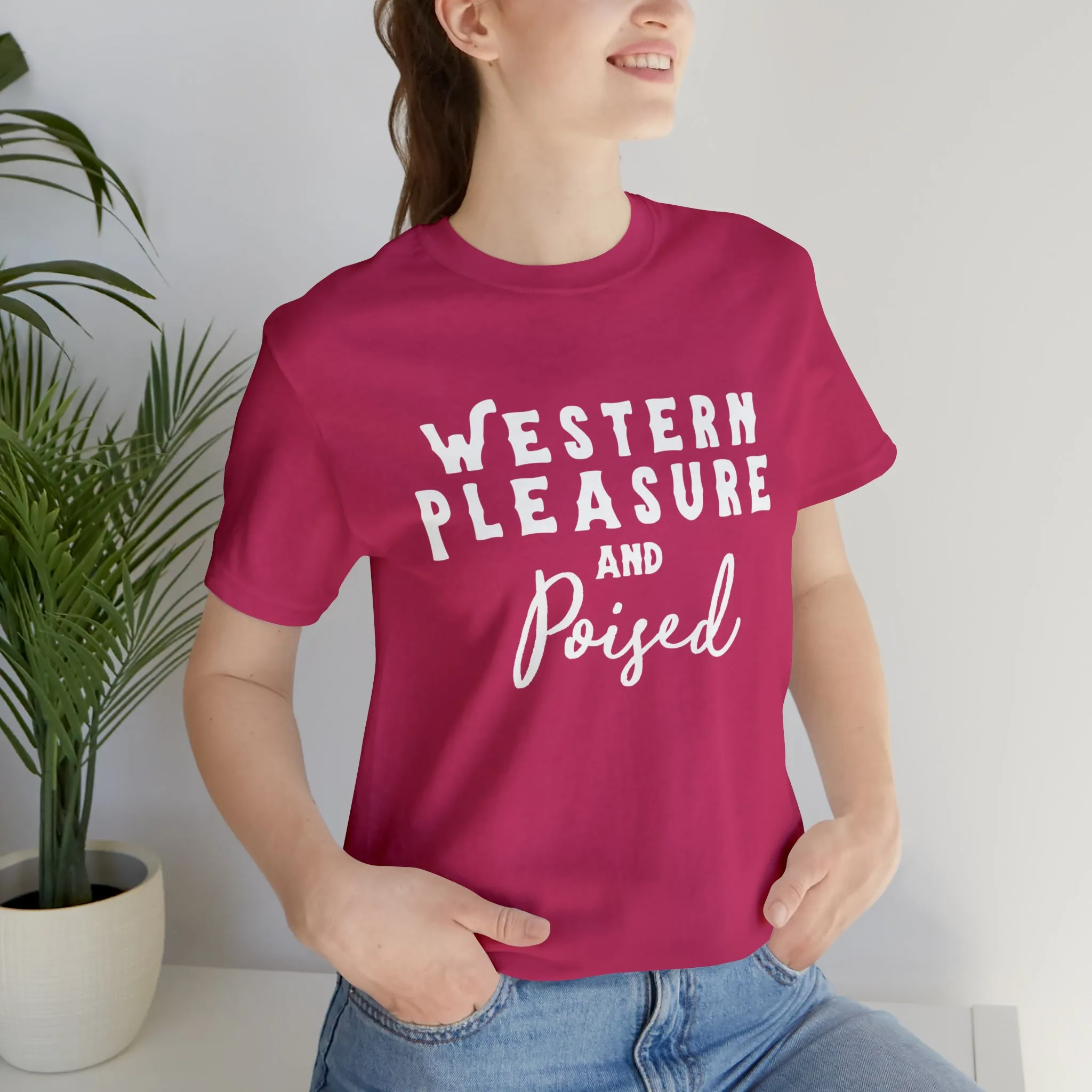 Western Pleasure & Poised Short Sleeve Tee