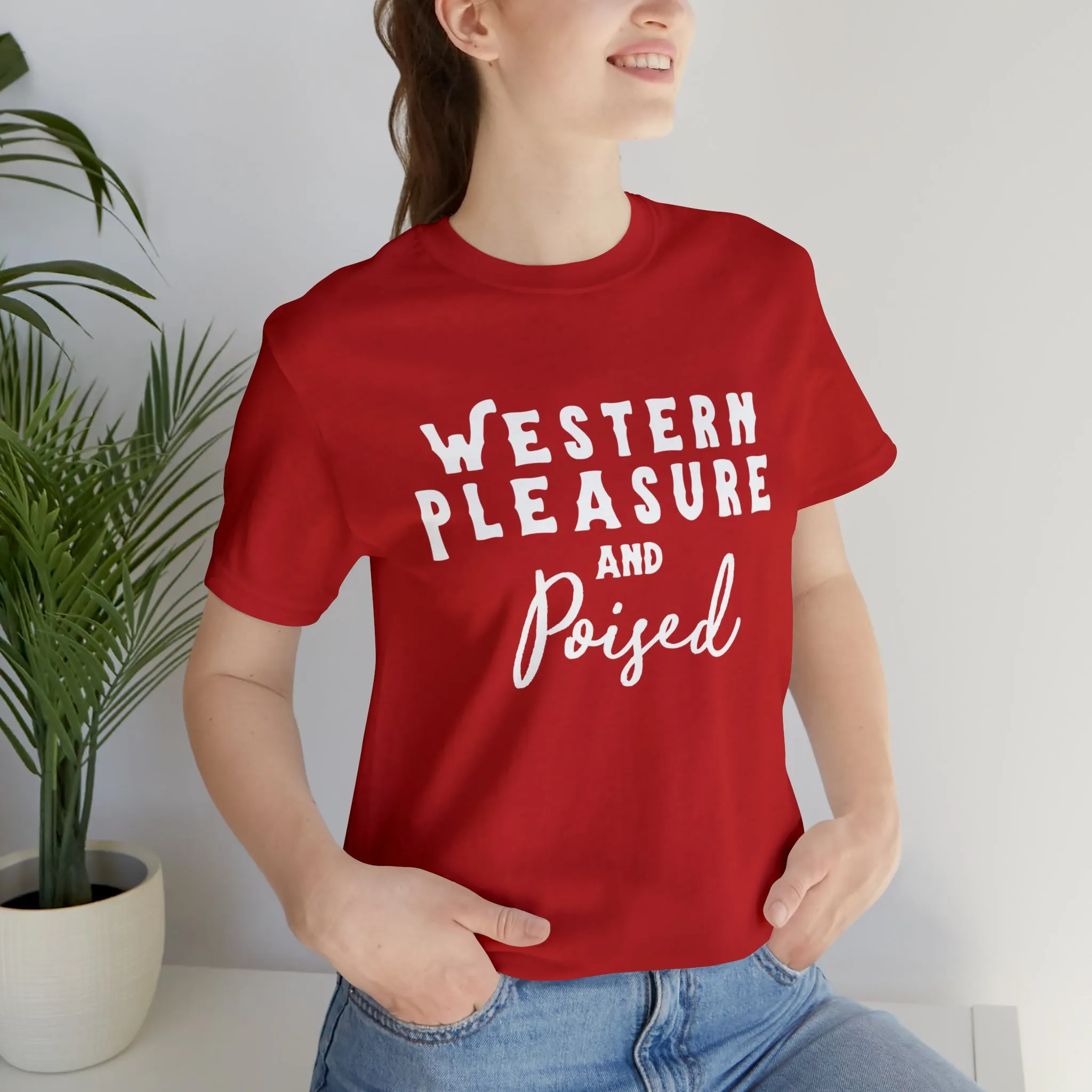 Western Pleasure & Poised Short Sleeve Tee