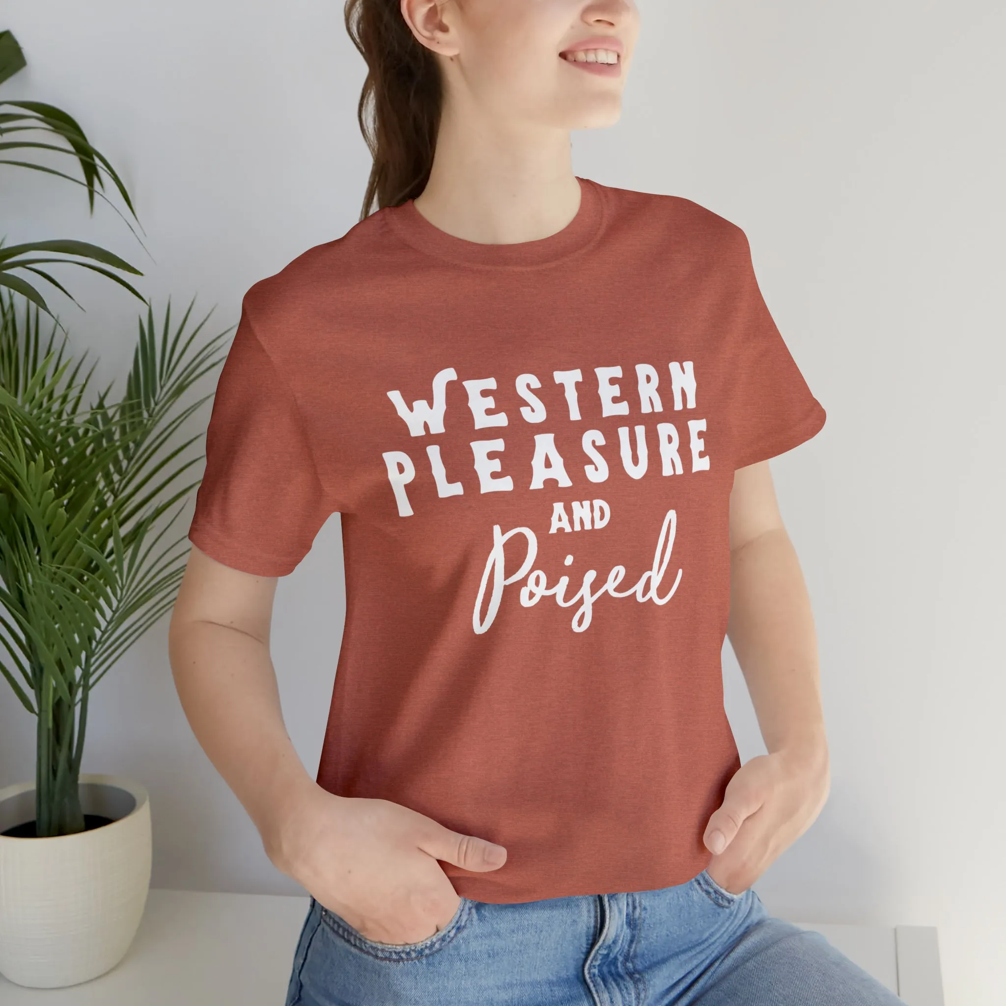 Western Pleasure & Poised Short Sleeve Tee