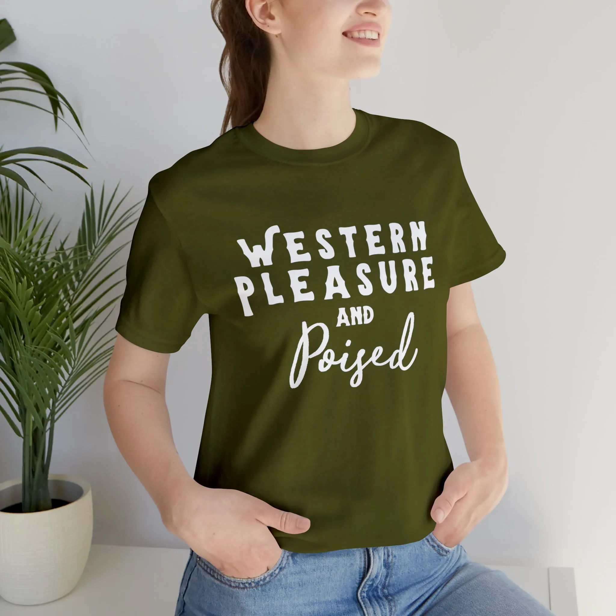 Western Pleasure & Poised Short Sleeve Tee