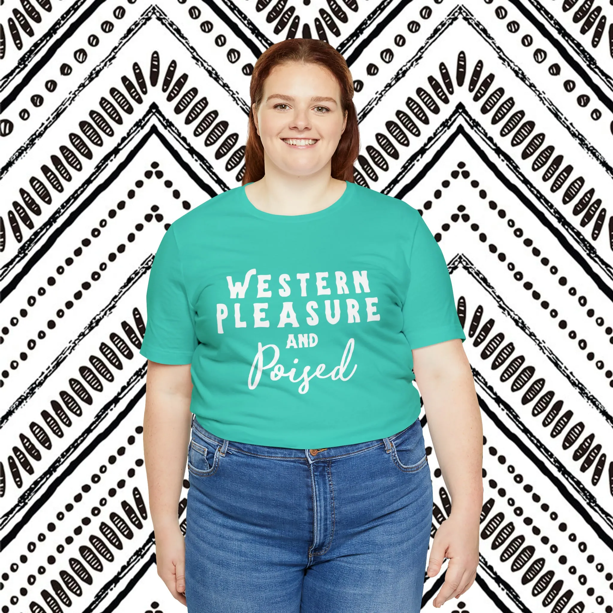 Western Pleasure & Poised Short Sleeve Tee