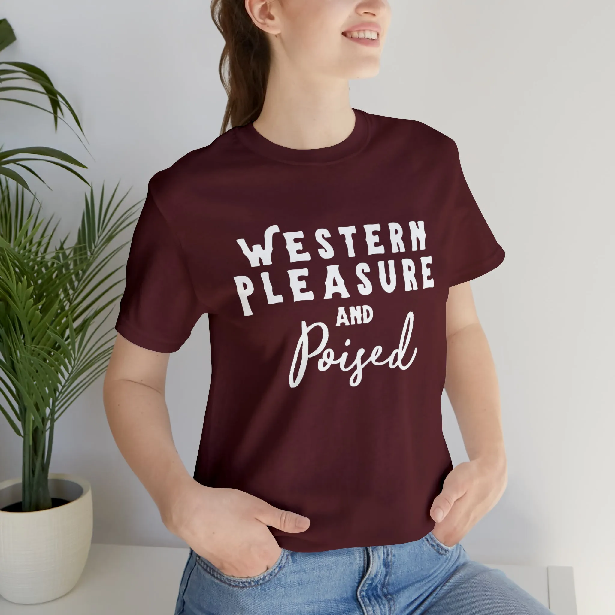Western Pleasure & Poised Short Sleeve Tee