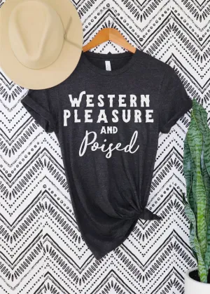 Western Pleasure & Poised Short Sleeve Tee