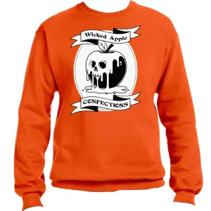 Wicked Apple Confections Scary Halloween Sweatshirt | Easy Ready-to-Press, Custom Halloween Apparel