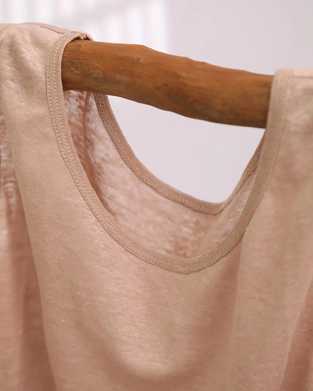 Women's Cotton Linen Camisole Tank Top Breathable T-Shirt Blouse Tank Summer Sleeveless Shirts