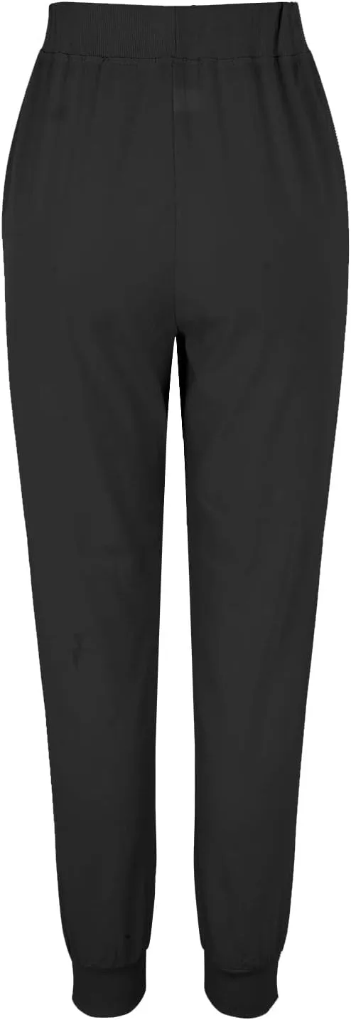 Womens Fashion Linen Pants Casual Straight Summer Drawstring Loose Lightweight Trousers with Pockets