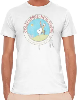 Worn Free Neil Young Vintage T Shirts - Remake 1976 Tour - Organic Cotton